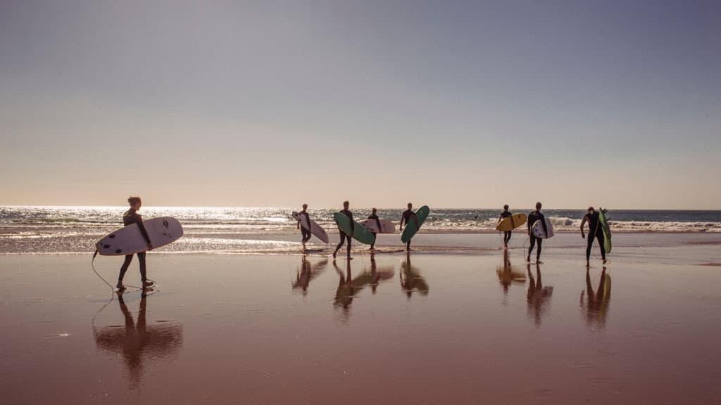 Surfen - Paradis Plage Surf Yoga & Spa Resort - Fitnessurlaub mit Reiseathleten - Marokko Plage